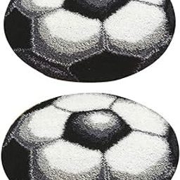 CALANDIS™ 2 Sets Football Latch Hook Kits for Adults Carpet Cushion Embroidery Craft | Latch Hooking Kits | Latch Hooking | Rug Making | Needlecrafts & Yarn-picture-15