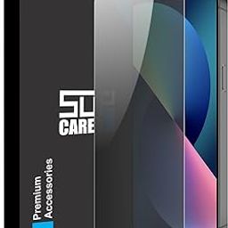 SupCares Military-Grade Privacy Tempered Glass Screen Protector for iPhone 13 Mini (5.4 Inch) With Installation Kit | Edge to Edge Coverage | Black-image-77