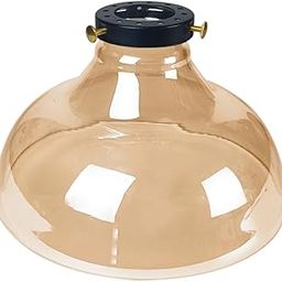 UJEAVETTE Glass Lamp Shade Diameter 9.57inch Lighting Accessory Home Decor for E27/E26 Brown-picture-12