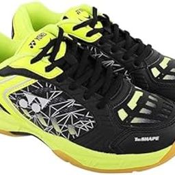 Court Ace Matrix 3 Badminton Shoes Black/Lime UK-9-12