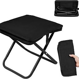 BESTOTTAM CampingStool Portable FoldingStool, with Carry Bag, 12in Portable Folding CampStool, Outdoor Footstool for Travel Walking Hiking Fishing Picnic Barbecue ...-image-10