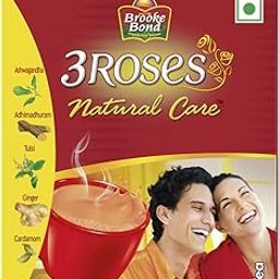 Brooke Bond Red Label Ginger, Brooke Bond 3 Roses Natural Care Tea, With 5 Ayurvedic Ingredients, 100 Gram, Powder-image-59