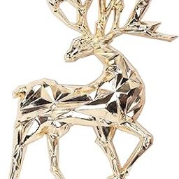 Womens Deer Geometric Golden Brooch: Pack of 1 (SR/JEW-1DGB)-image-87
