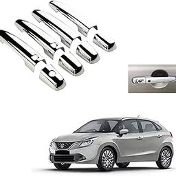KlaasAuto Car Chrome Door Cover Handle Maruti Baleno (with Sensor Cut) | 2015-2023 | Maruti Suzuki | Complete Set of 4 Front & Rear | 2016 | 2018 | 2019 | 2022 | 2023 | KlaasAuto Accessories-17