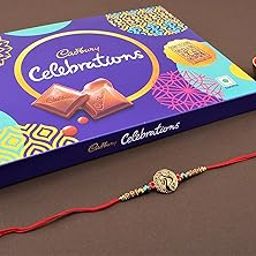 SFU E Com Peacock Rakhi with Cadbury Chocolate Celebration Pack-2