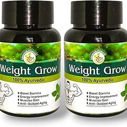 Weight Grow Ayurvedic Tablets, Supplement for Stamina, Energy and Muscle Growth, for men and women 1 get 1 free-image-10