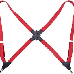 yashidun Men Women Adjustable Elastic Suspenders with 2 Metal Clips for Trousers and Pants-picture-32