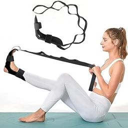 ShopiMoz Yoga Belt Stretching yoga stretching belt for exercise leg foot calf stretcher strap-image-39