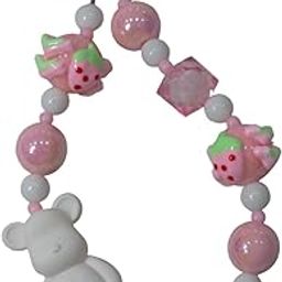 Pearl Beaded Phone Charm Keychain Wrist Strap – Cute Heart & Bow Bracelet Lanyard for Phone, Purse, Camera, Bag & Case Cover – Aesthetic Mobile Hanging Accessory for Girls & Women-image-54