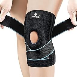 NEENCA NEENCA Knee Brace with Side Stabilizers & Patella Gel Pads, Adjustable Compression Knee Support Braces for Knee Pain, Meniscus Tear,Arthritis, Joint Pain Relief,Injury Recovery - Single (DarkBlue, Large)-25