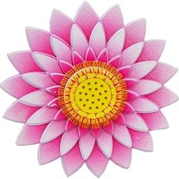Premsons® Hand Spinner Desk Toy - High Speed Smooth Finger Spin Sensory Fidget Stress Relief Game Play for Kids & Adults - Birthday Party Gift - Metal - Sunflower-25