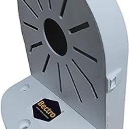 Raise PVC CCTV Dome & Bullet Camera L-Type Mounting Bracket/Stand with 6" Base for Indoor & Outdoor Usage, Compatible with 1MP to 12MP Resolutions Camera (Big)-image-38