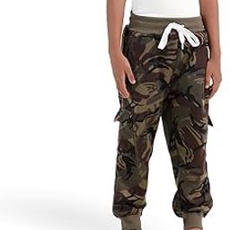 100% Cotton Track Pants for Boys & Girls | Elastic Waist with Drawcord | Full Length with Rib Hem & Multi Pockets | Joggers and Trackpant for Kids-image-12