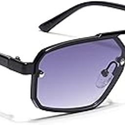 UV Protected Rectangle Sunglasses for Men & Women-image-51