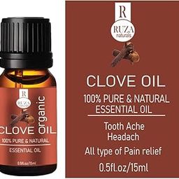 Ruza Clove Essential Oil 100% Natural & Pure for Teeth,Skin and Hair-15ML-image-50