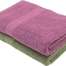 PatPug 100% Indian Ultra Soft Cotton 450 GSM Towel for Bath | 140x70 cm | Large Bath Towel | Highly Absorbent | Quick Drying | Durable | Towel for Men, Women & Kids (Mahogany and Olive Green)-image-34