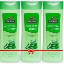 Pure Roots Aloe Vera Lotion - Pack of 3 (100ml * 3) (300 ml)-16