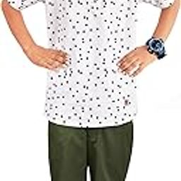 100% Cotton Half Kurta And Solid Shorts 43-image-90
