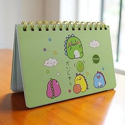 Asera Kids Weekly Journal – Spiral Bound, Undated Planner with Mood Tracker & Daily Notes | Birthday Return Gifts (18x13 cm, 50 Pages) (Dinosaur)-image-2