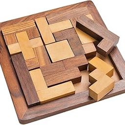 Craftland Wooden Jigsaw Puzzle - Wooden Toys/Games for Kids - Travel Games for Families - Unique Gifts for Children- Indoor Outdoor Board Games-24