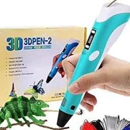 3D Printing Pen-2 Toy with LED Display for Kids and Adults (3 Filaments - Pack of 1 with Charging Cord (Very IMP - Long Press Filament Forward Button to Start 3D Pen)-10
