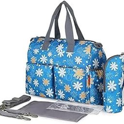 coloured5 PCS/SET Baby Nappy Bags Diaper Mother Shoulder Maternity Mummy Handbag Waterproof NEW-image-74