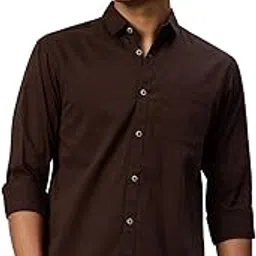 majestic man Comfort Slim Fit Solid Pure Cotton Self Design Casual Shirt-picture-7