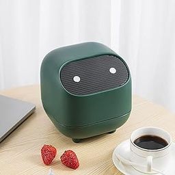 Soko Cute Portable Mini Trash Can, Small Plastic Fancy Desktop Dustbin Waste/Garbage Disposal for Home, Office, Bathroom, Bedroom, Kitchen, Car, Work, Study Table (Green)-image-59