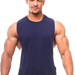 Men's Gym Tank Gym Stringer Gym Tank Stringer Bodybuilding Tank Tops Gym Vest Muscle Tee for Men-picture-29