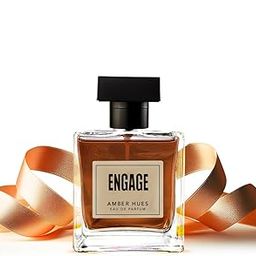 Engage Amber Hues Perfume for Men Long Lasting Smell, Ambery and Warm Fragrance Scent, for Special Occasions, Gift for Men, Free 3ml tester, 100ml-6