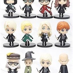 Tinion||Harry Potter Set of 12 Action Figure Limited Edition for Car Dashboard, Decoration, Cake, Office Desk & Study Table (8.5cm)(Pack of 12)-image-27