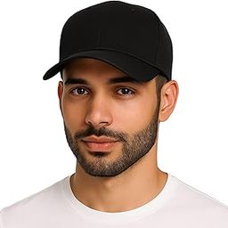Cap with Adjustable Strap for Men and Women | Comfortable, Breathable & Stylish Design | Perfect for Outdoor Activities | Unisex Hat | Ideal for Everyday Use | Freesize-34