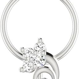 14Kt White Gold Stud Nosering AVNO294WB-20
