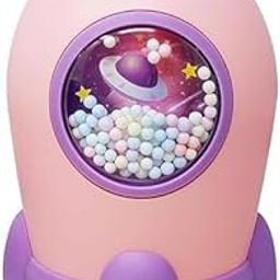 KMJSA Space Shape Gullak Money Bank with Number Code Lock|Secure Piggy Bank for Kids & Adults|Unique Coin Savings Box|Ideal Gift with Password Protection,Coin Box for Kids (Pink)-image-101