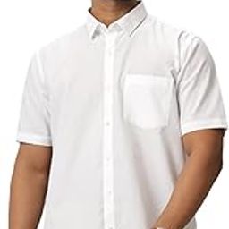 Men Half Sleeves White Shirt-image-32