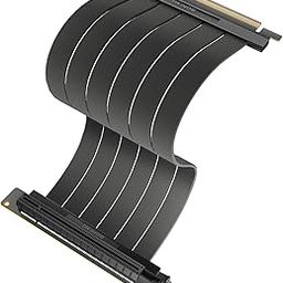 Okinos, PCI-E 4.0 Riser Cable, Compatible with RTX4090, RTX4080, RX7900XTX, PCIe 4.0 x16 High Speed Flexible Extender Card Extension Port 90 Degree Adapter, 200mm Black-27