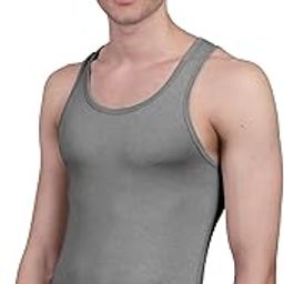 Vest for Men | Bamboo Sleeveless Super Soft Round Neck Gym Comfort Vests | Workout Regular Fit Innerwear | Breathable Sando with Long Hemline | Pack of 1 for Ultimate Comfort-image-14