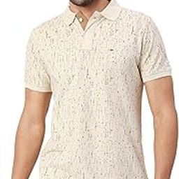 Basics Muscle Fit Sheer Bliss Cotton Polo T-Shirt TAN-image-3