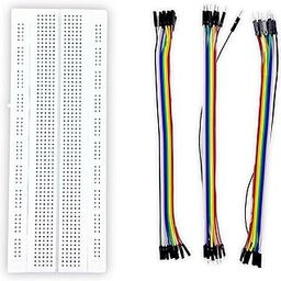 Nescro BreadBoard 840 Points With Jumper Wires Set (10 M to F / 10 M to M / 10 F to F)-19