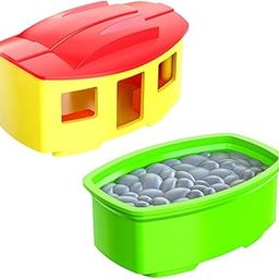 Mirana Block Rider Train Top Bogies – Coal & Passenger Coach, Easy Interlocking Design, Compatible with Block Rider & Major Brands, Ages 2-8, Made in India (Bogie Top Set - 2 Pcs)-image-14