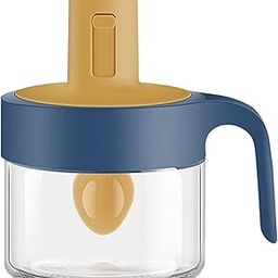 Kitchen Seasoning Jar Salt Tin Storage Container for Spice Pepper Salt Blue-image-18