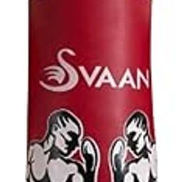 Svaan Junior Boxing kit for Kids Age 4-9 yrs in Red/Yellow Colour Including Punching Bag and Gloves-image-53