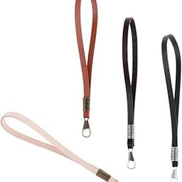 CALANDIS Pu Leather Replacement Wrist Strap Clutch Wristlet Purse Strap Black-image-21