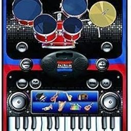 TOYSMAX 2-in-1 Musical Play Mat for Kids – Drum, Piano & Sound Effects Mat with Sticks and Touch-Sensitive Controls 24 Keys | Perfect Gift for Toddlers (Ages 3-8)-image-64