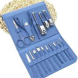 Qimess Manicure Set, Manicure Stainless Steel Nail Kit, Pedicure, Clippers, Professional Grooming Gift Care - PACK OF 1-image-44
