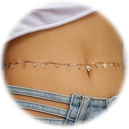 Belts for Women and Girls Stylish Kamarbandh Belly Chain Waist Belt for Dresses Jeans (16674kb)-image-60