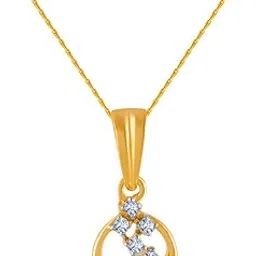 p.c. chandra jewellers Gold and Diamond Pendant for Women-picture-28