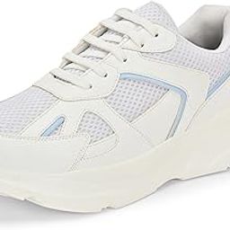 Women Sneaker | Cushioned Insole for Comfort | Stylish Lace-Up Design | Perfect for Casual Outfit for Girls (9243)-picture-45
