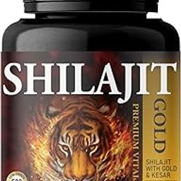 Just Ayurveda Shilajit Gold Capsules for Men | Power, Stamina & Strength | Natural Energy Booster with Pure Shilajit, Ashwagandha, Safed Musli & Gokshura 500MG 30 Capsule-3