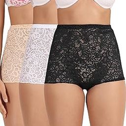 Pack of 3 High Waist Net Boyshort Panties-picture-8